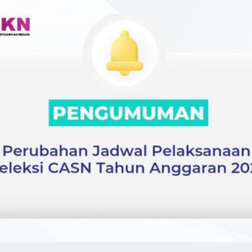BKN Umumkan Perubahan Jadwal Seleksi CASN 2023, Pendaftaran Diundur!
