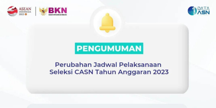 BKN umumkan pengunduran jadwal seleksi CASN 2023. FOTO: Instagram.com/bkngoidofficial