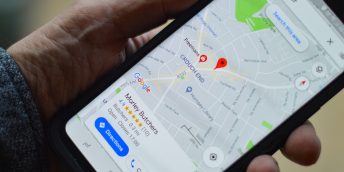 Inillah fitur yang terdapat di Google Maps. FOTO: Unsplash.com/Henry Perks