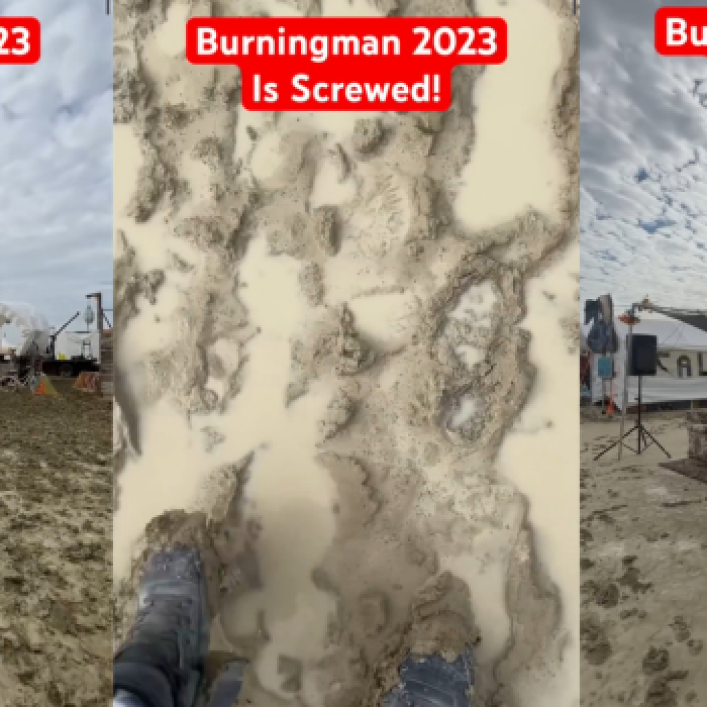 Festival Burning Man di Amerika berakhir tragis. Foto: Tangkapan layar Youtube Short @Sailingdoodles