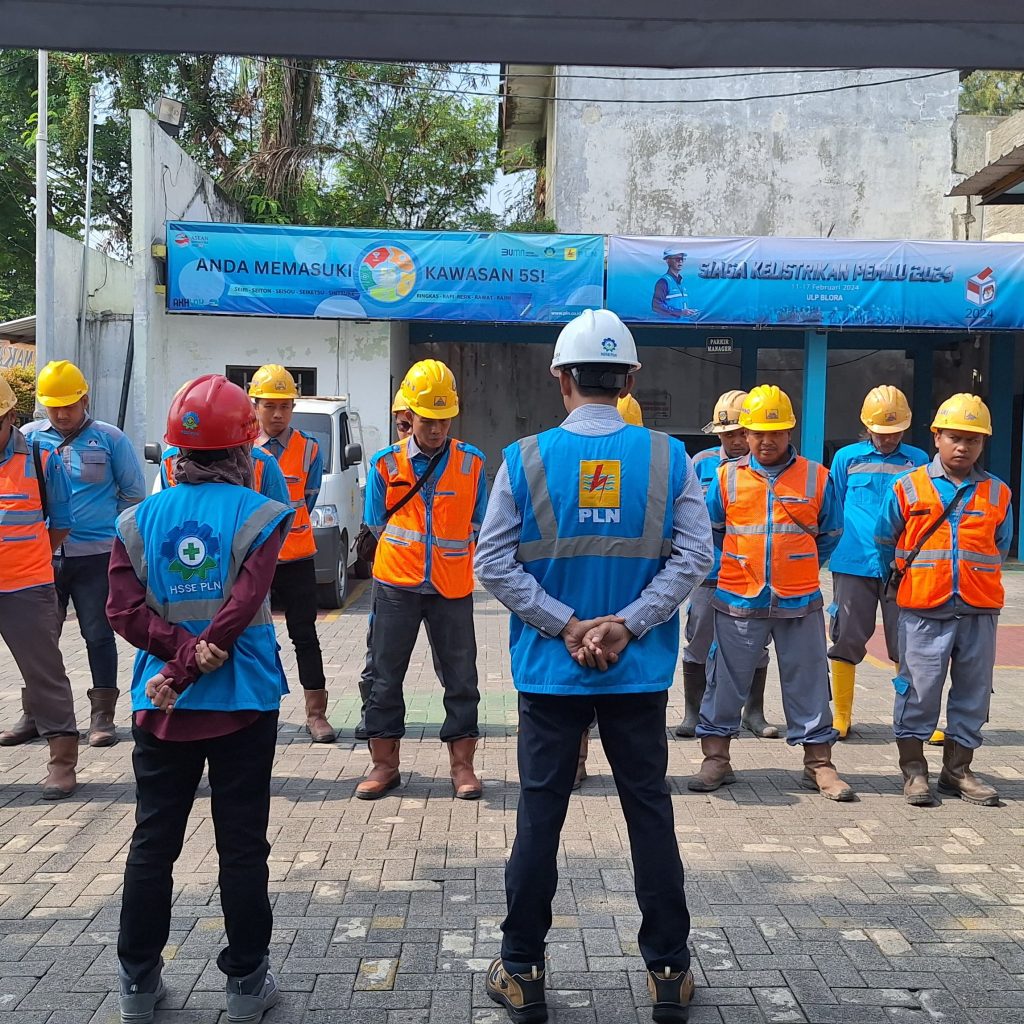 Sukseskan Pemilu 2024, PLN ULP Blora dan Cepu Kerahkan 100 Personel