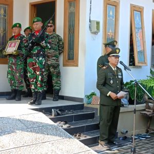 Bentuk Penghormatan Terakhir kepada Anggota Veteran, Danramil Blora Pimpin Upacara Pemakaman 