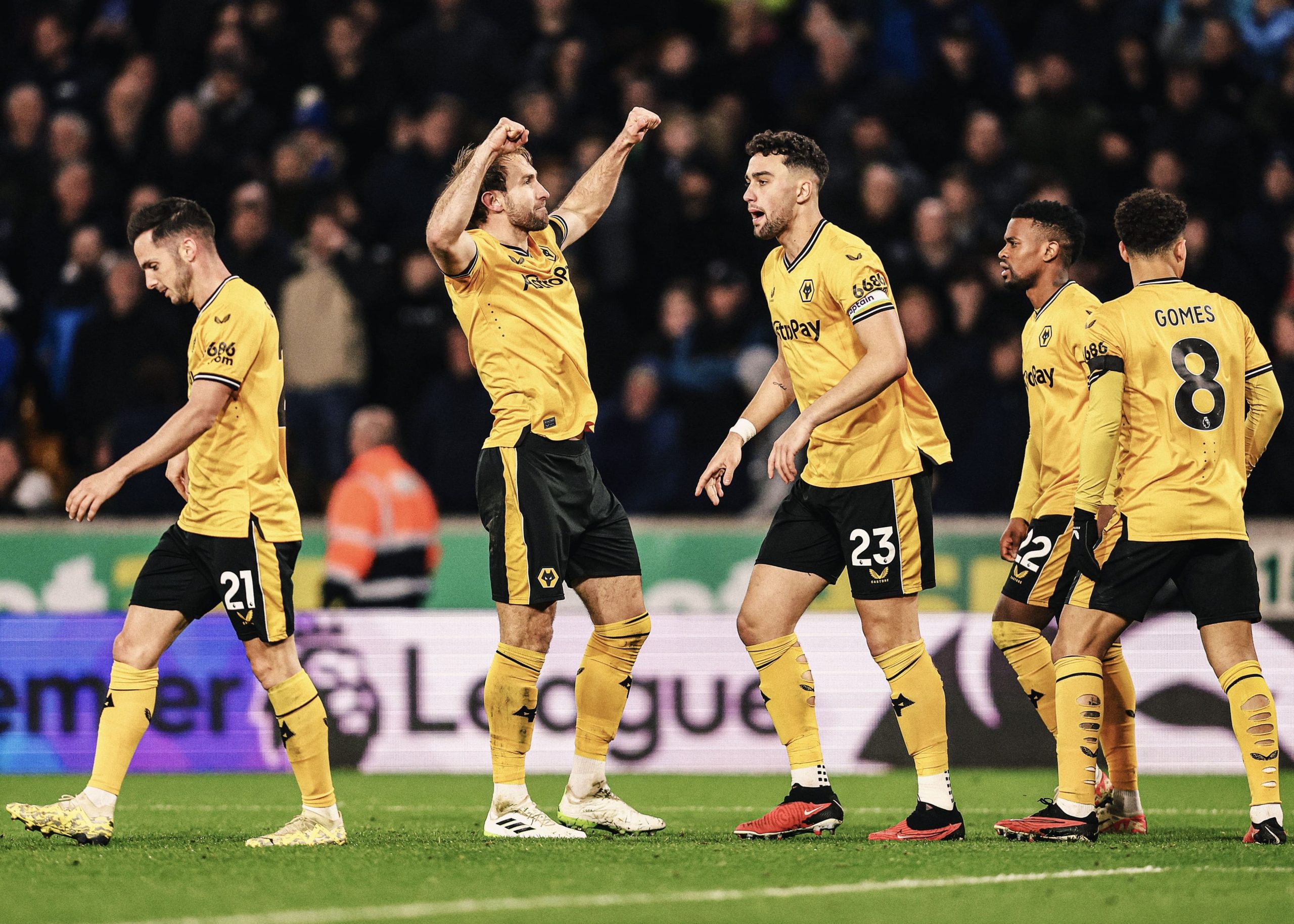 Wolves lanjutkan tren kemenangan usai berhasil taklukkan Everton. Foto: X.com/wolves