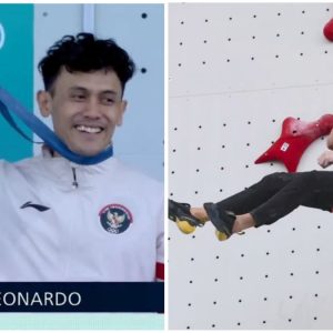 Veddriq Leonardo Raih Medali Emas Pertama Indonesia di Olimpiade Paris 2024