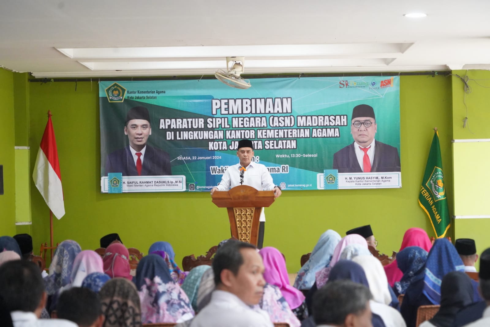 Wamenag imbau agar tak saling mencaci maki jelang Pemilu 2024. Foto: Laman Kemenag