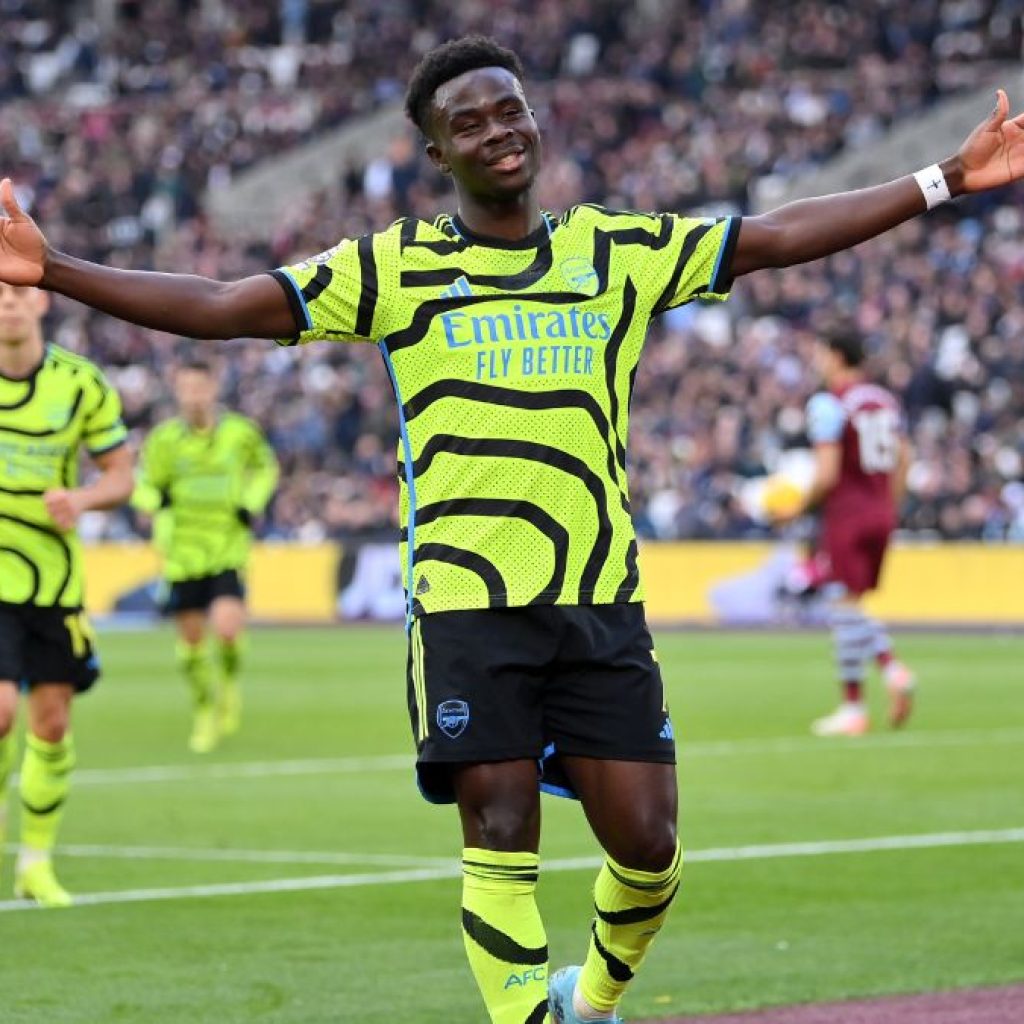 Arsenal menang atas West Ham dengan skor 6-0. Foto: x.com/Arsenal