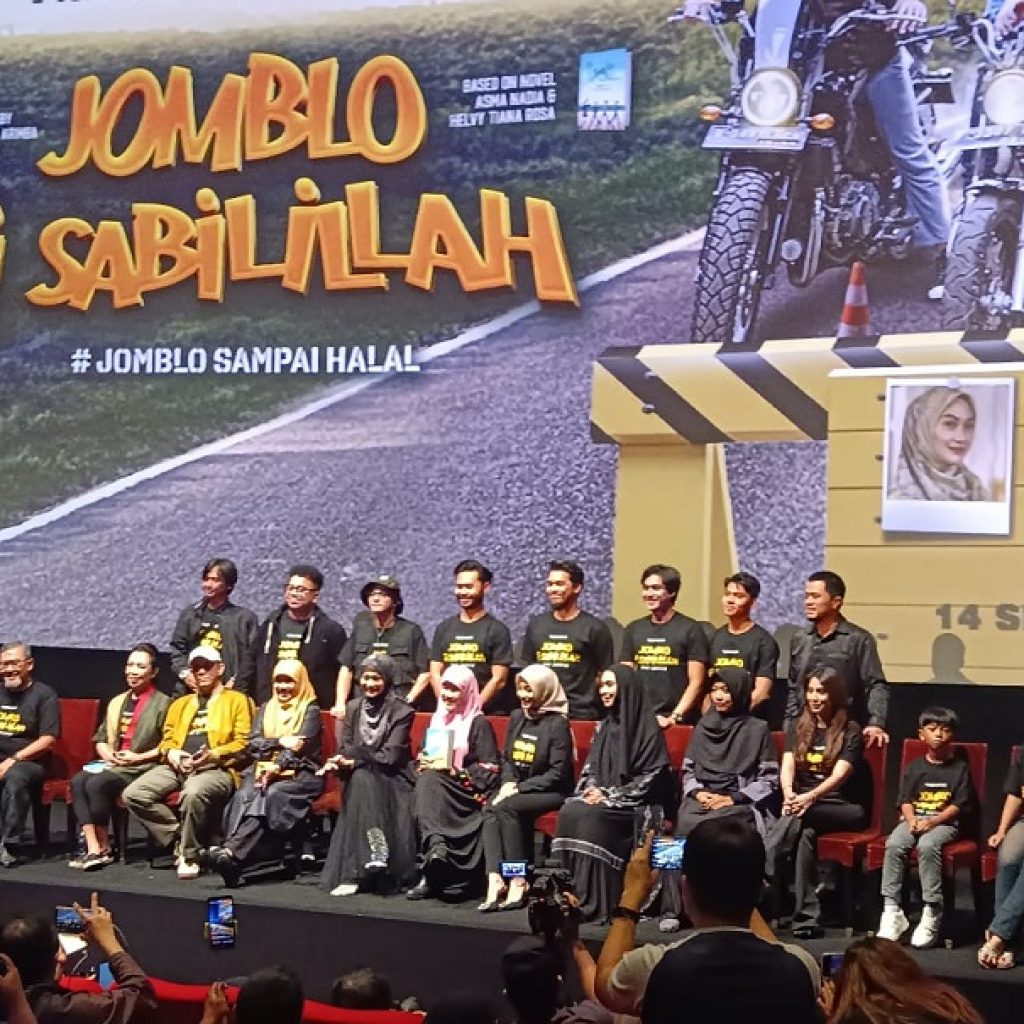 Gala Premiere Fllm ‘Jomblo Fi Sabilillah’ di Epicentrum XXI Jakarta, Sabtu (2/9/2023). FOTO: Sarah Limbeng