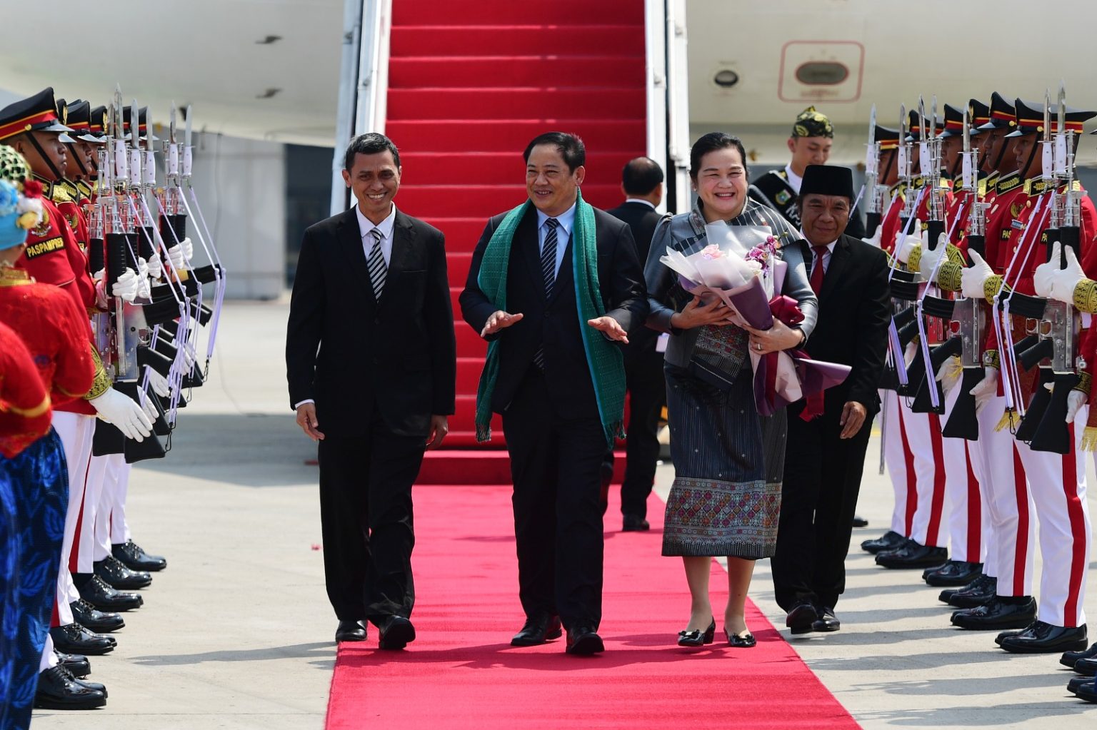 Menjelang KTT ke-43 di JCC, para pemimpin negara mulai berdatangan. Foto: setkab.go.id