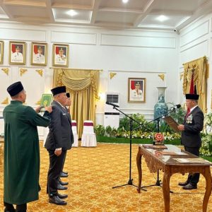 Gubernur Rohidin Tekankan 3 Pejabat Eselon II Usai Dilantik untuk Bangun Relasi