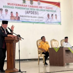 Hadiri Muscab APDESI Rejang Lebong, Rosjonsyah Tegaskan Peran Organisasi untuk Tetap Netral dalam Agenda Politik