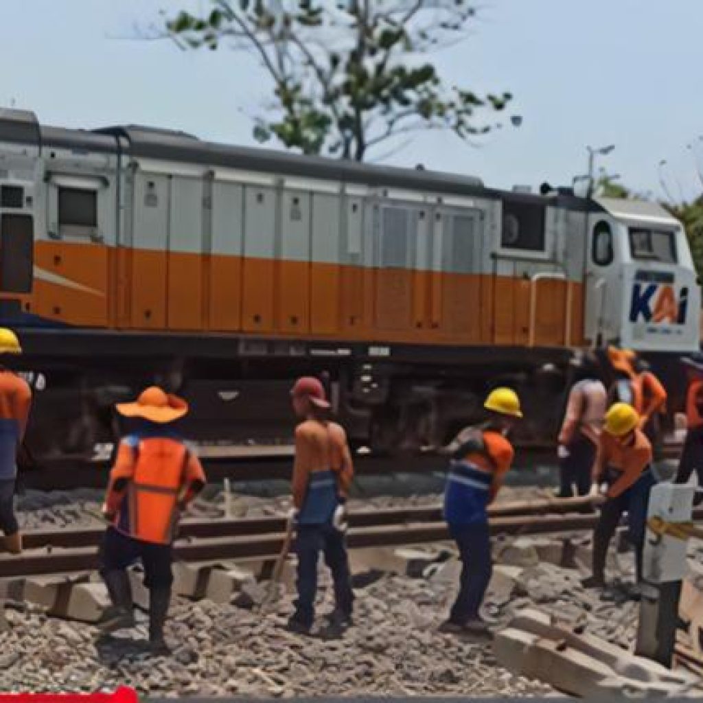 Jalur KA Sentolo-Wates selesai diperbaiki. Foto: Instagram.com/kai121_