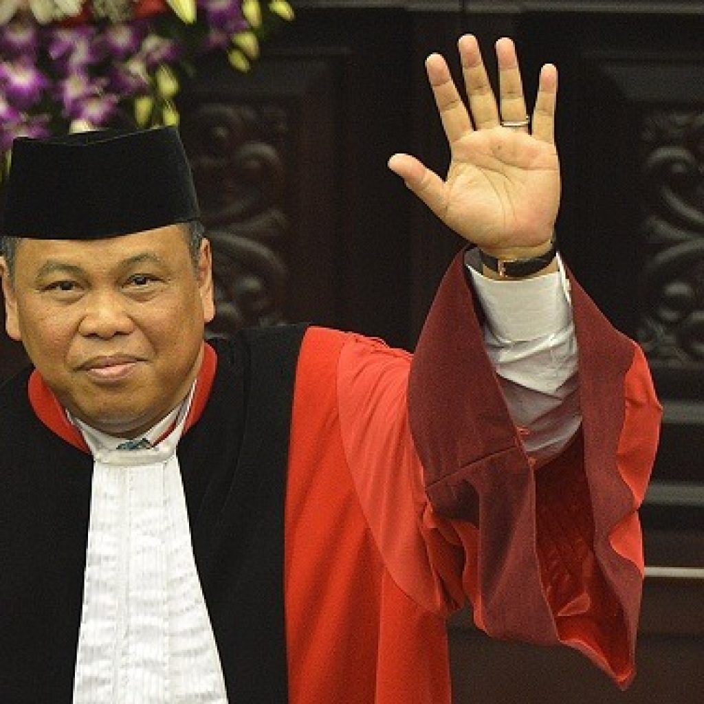 Hakim Arief Hidayat nyatakan berkabung dan menyebut adanya prahara di MK. Foto: Dok. MK