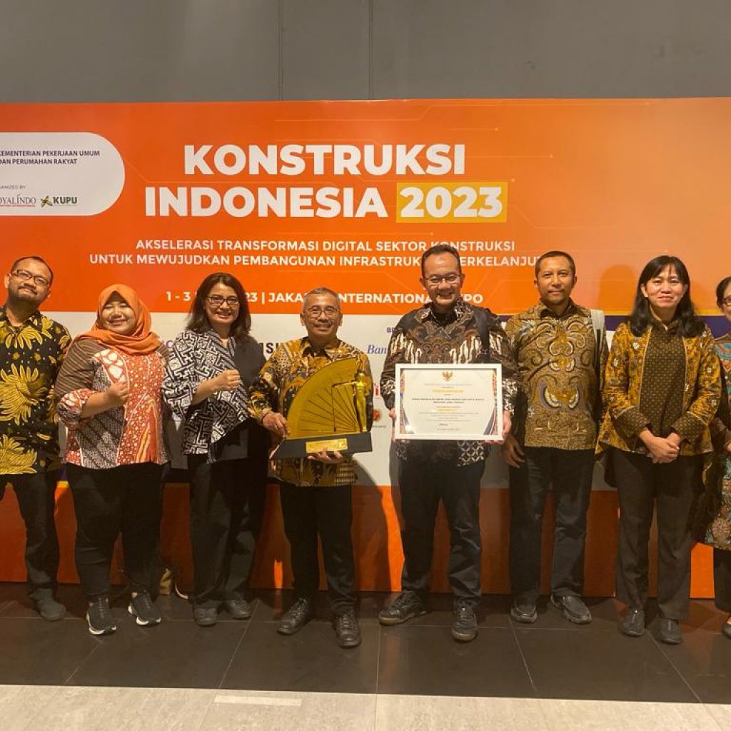 Jateng raih Juara I Pembinaan Penyelenggaraan Jasa Konstruksi Tingkat Provinsi 2023. Foto: Istimewa