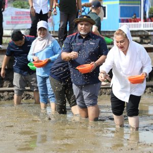 BRIN Apresiasi Pemkot Semarang dan PGN Cetak Sawah 20 Hektare Budidaya Padi Biosalin di Pesisir