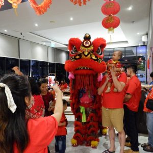 Keceriaan Menyambut Malam Tahun Baru Imlek di Aston Inn Pandanaran Semarang