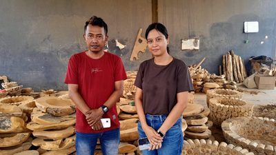 TUTURPEDIA - Kerajinan Akar Blora Laris di Luar Negeri, Pelaku UMKM Keluhkan Alat Produksi Masih Manual