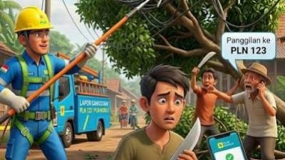 TUTURPEDIA - Keselamatan Lebih Penting! PLN Blora Dan Cepu, Minta Warga Tak Ambil Risiko Saat Tebang Pohon Dekat Jaringan