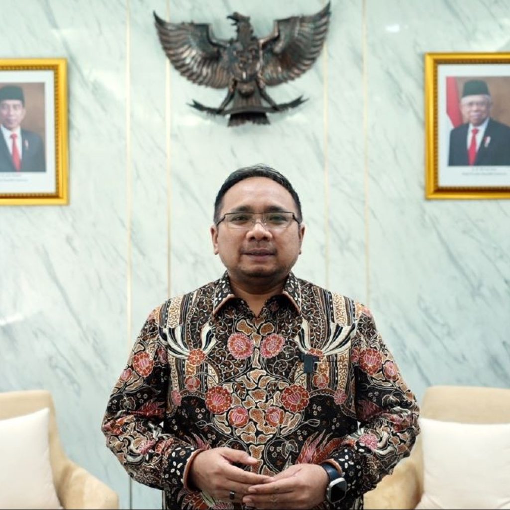 Menag Yaqut mengucapkan selamat Hari Raya Waisak untuk umat Buddha. Foto: Laman Kemenag