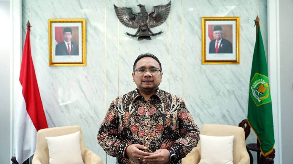 Menag Yaqut mengucapkan selamat Hari Raya Waisak untuk umat Buddha. Foto: Laman Kemenag