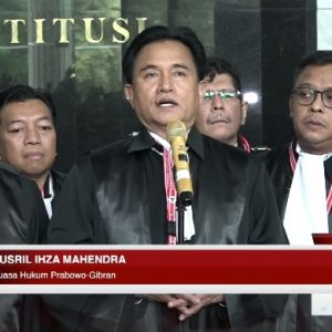 Yusril: Jelas Sekali Semua Menteri Nyatakan Tak Ada Penyalahgunaan Bansos