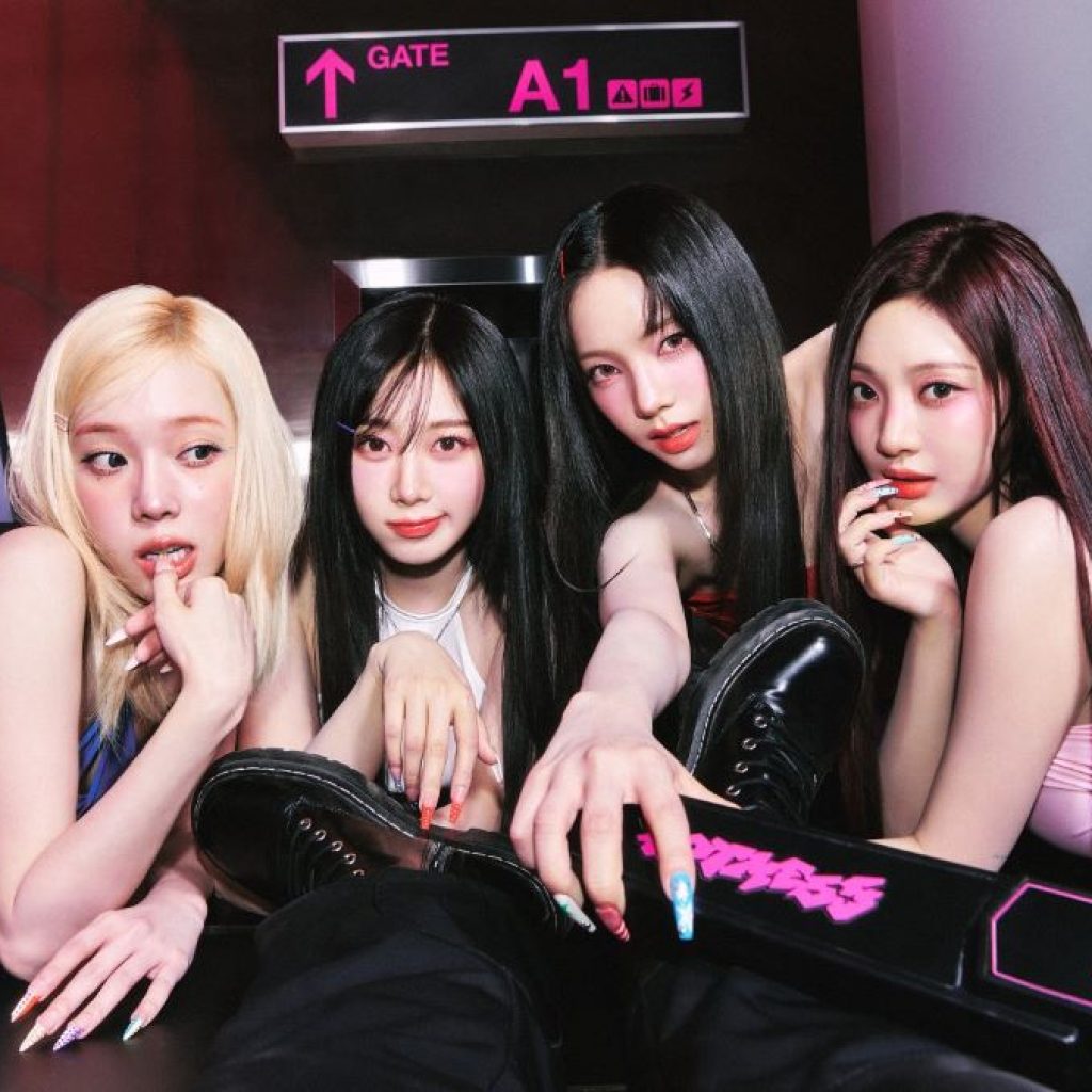 Aespa debut di Jepang dengan lagu Hot Mess. Foto: x.com/aespa_official