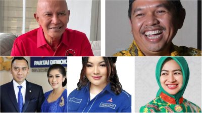 10 anggota DPR RI yang meraih suara terbanyak. Foto: Kolase Tuturpedia