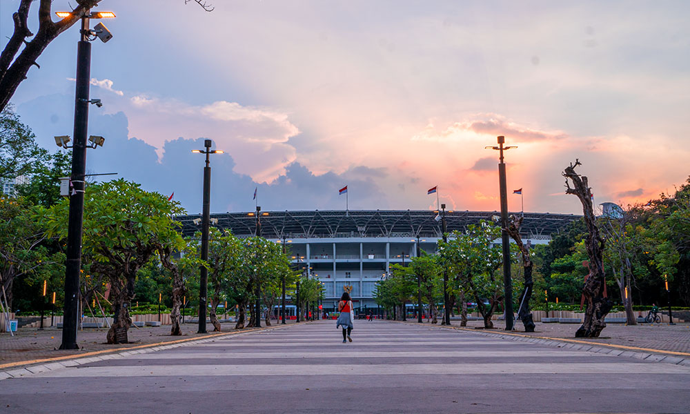 Rekayasa lalu lintas dan daftar kantong parkir saat laga timnas Indonesia vs Jepang di SUGBK. Foto: gbk.id