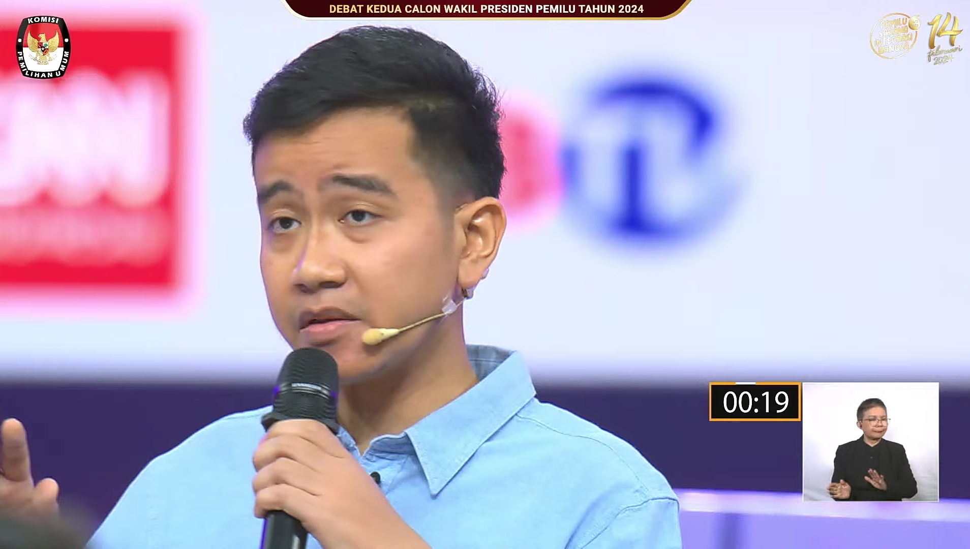 Gibran janjikan program ini untuk meningkatkan daya jual UMKM di Sragen. FOTO: Tangkapan Layar Youtube KPU RI