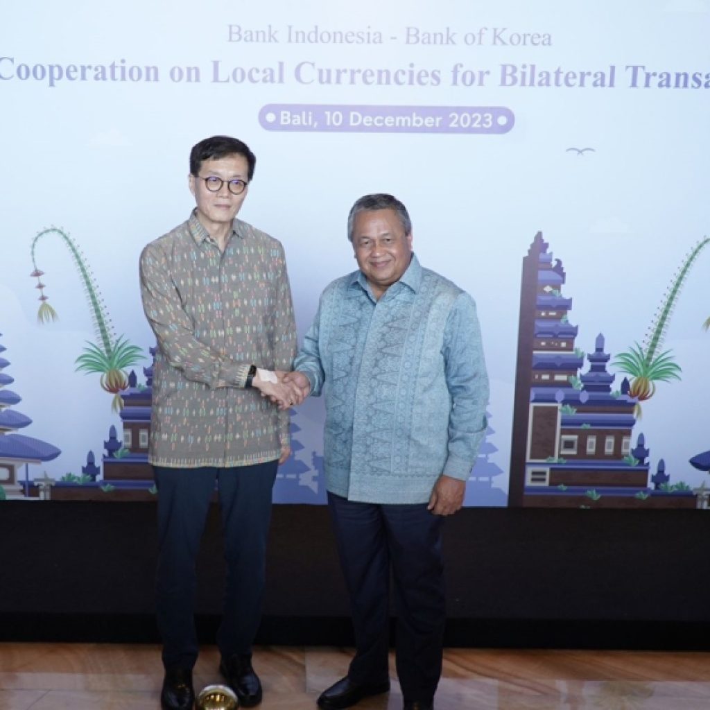 Mulai 2024, Korea-Indonesia bisa transaksi langsung pakai uang lokal. Foto: Arsip Bank Indonesia