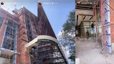 TUTURPEDIA - Raffi Ahmad Pamer Progres Kantor Baru RANS yang Mewah, Ada Hall Hingga Restoran!