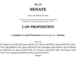 Senat Prancis Usulkan Undang-Undang Anti-Zionisme Sebagai Tindak Pidana