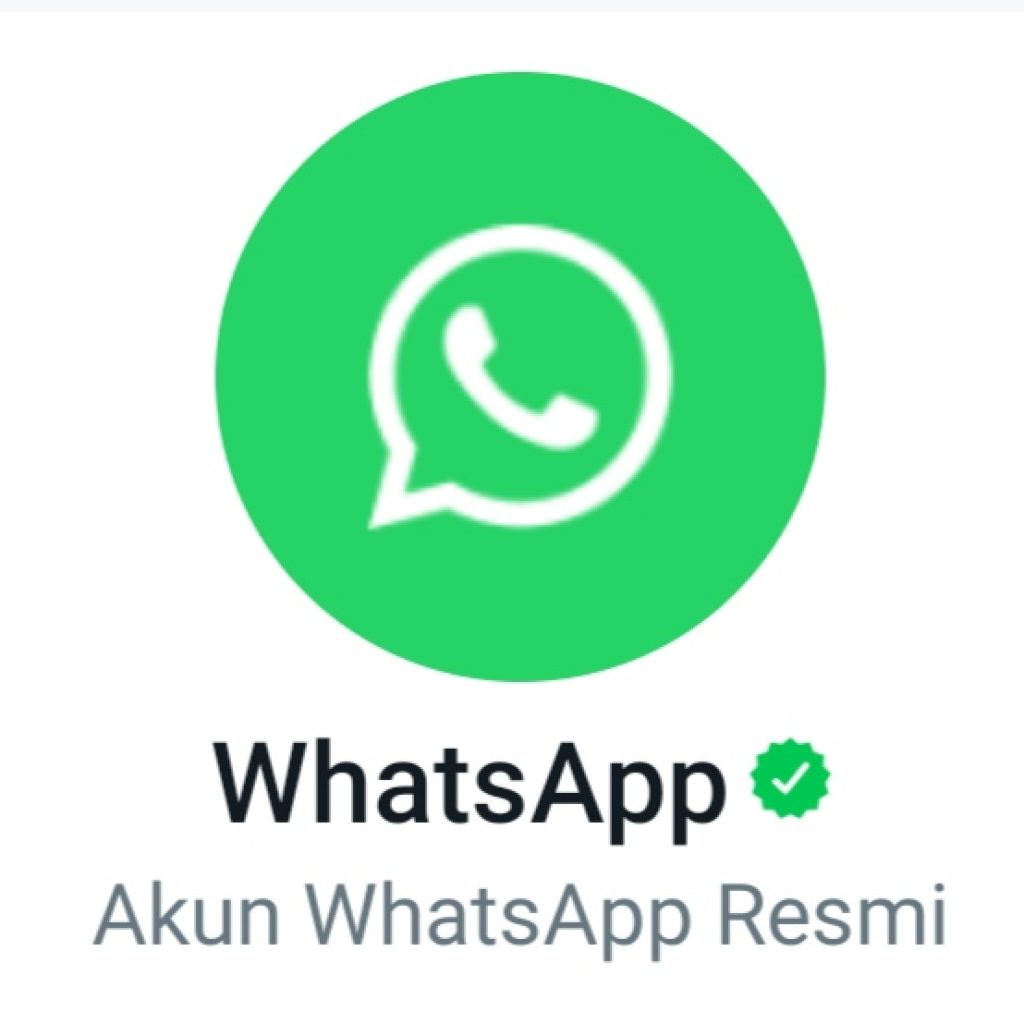 Pernah mendapatkan pesan dari akun WhatsApp bercentang hijau? Apa akun tersebut? (Foto: Tangkapan layar WhatsApp)