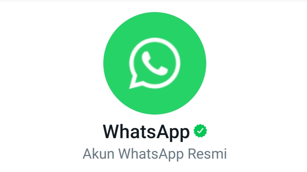 Pernah mendapatkan pesan dari akun WhatsApp bercentang hijau? Apa akun tersebut? (Foto: Tangkapan layar WhatsApp)
