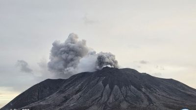 Gunung Ruang Erupsi Lagi, Bantuan Kemanusiaan Mulai Berdatangan