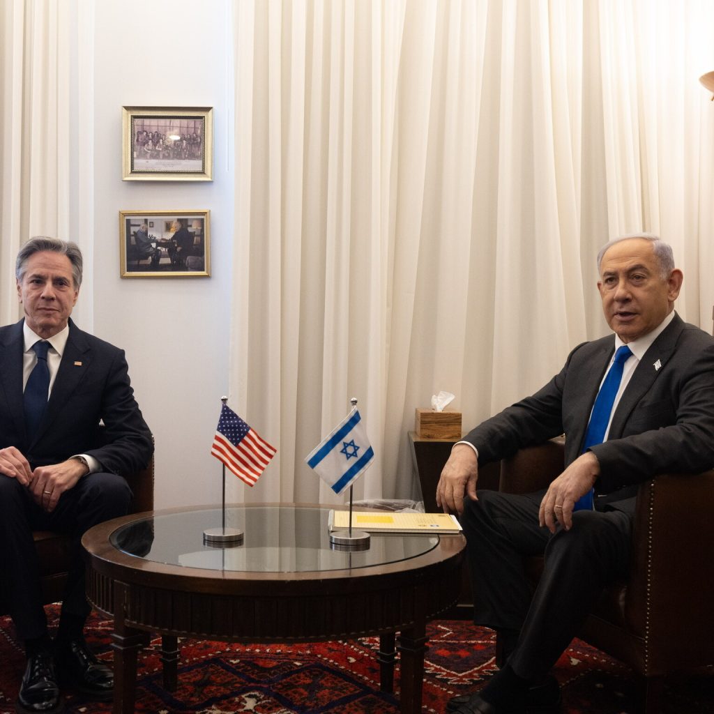 TUTURPEDIA - Blinken Rayu Netanyahu Lagi untuk Melakukan Gencatan Senjata di Palestina