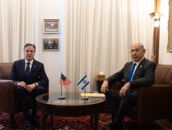 Blinken Rayu Netanyahu Lagi untuk Melakukan Gencatan Senjata di Palestina