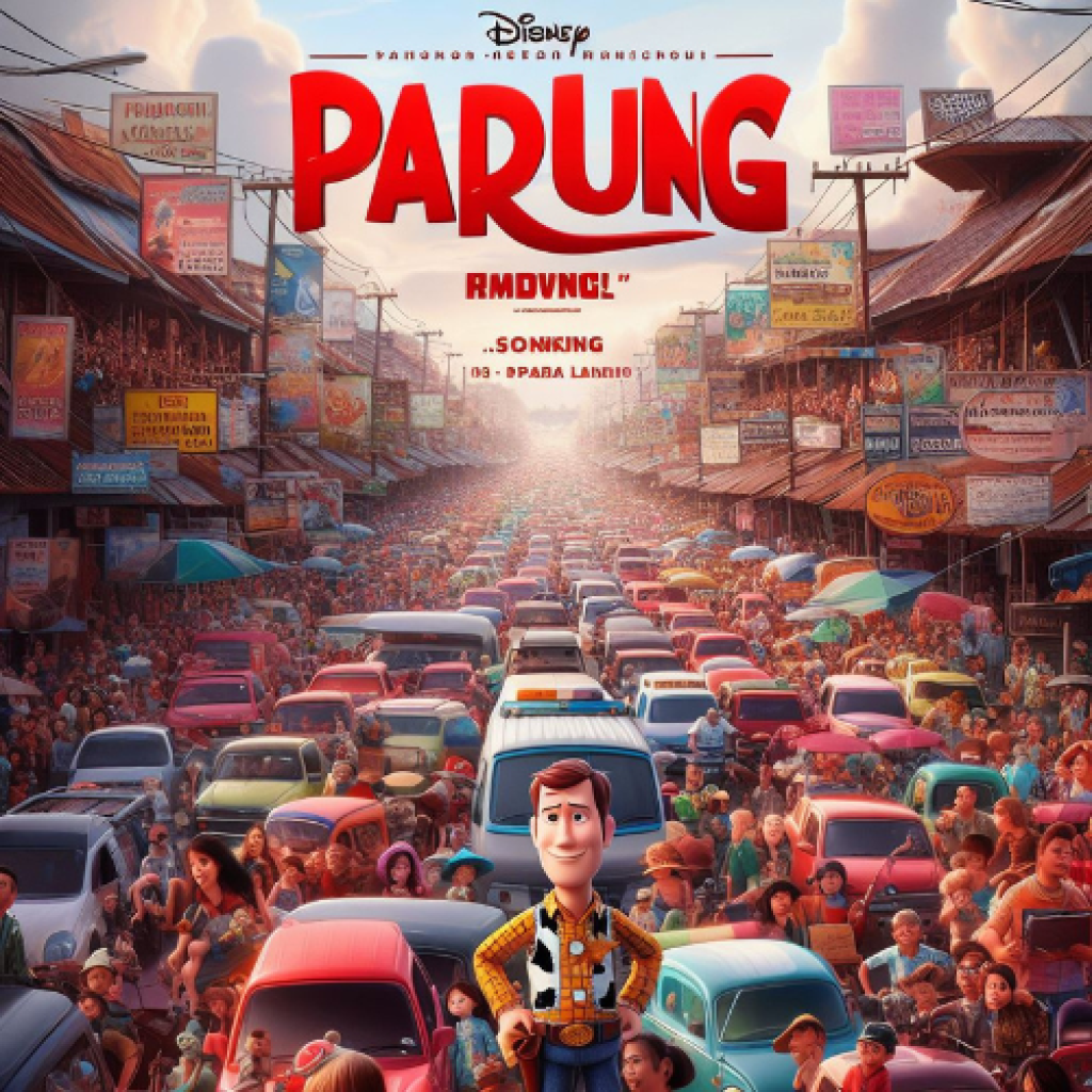 Warganet ramai-ramai posting poster animasi Disney yang dibuat dari Bing AI. Foto: X.com/Lastfirsthan