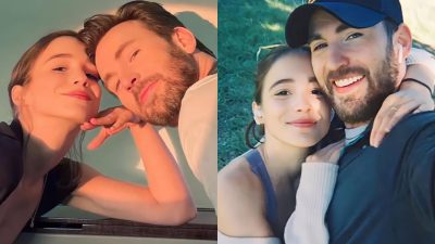 Chris Evans dan Alba Baptista menikah. FOTO: Instagram.com/teamcevans
