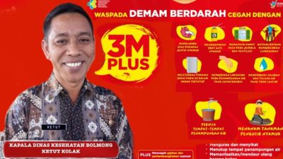 TUTURPEDIA - Kasus DBD Meningkat, Dinkes Bolmong Ajak Masyarakat Upayakan Pencegahan dengan Lakukan Program PSN 