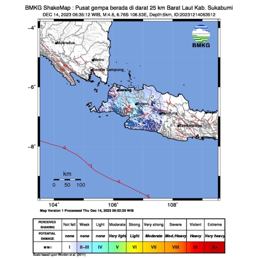Klarifikasi dari PVMBG terkait aktivitas Gunung Salak yang dikaitkan dengan gempa Sukabumi. Foto: Arsip BMKG