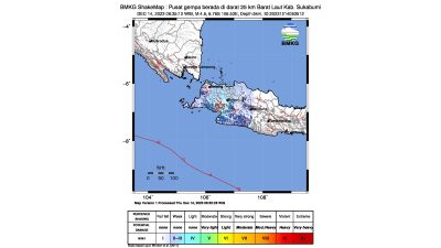 Klarifikasi dari PVMBG terkait aktivitas Gunung Salak yang dikaitkan dengan gempa Sukabumi. Foto: Arsip BMKG