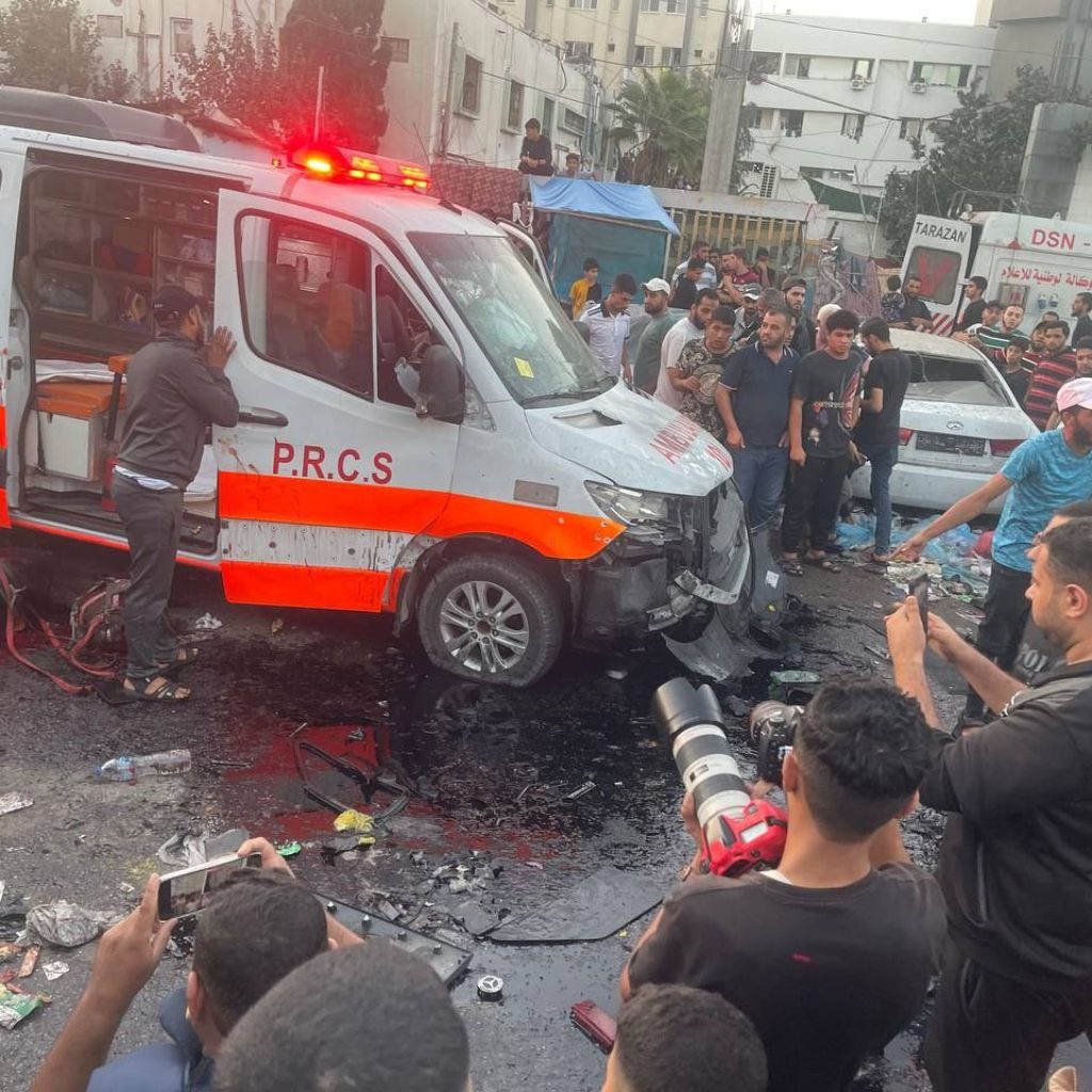 Israel kembali serang fasilitas kesehatan di Palestina. Foto: X.com/QudsNen