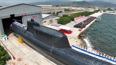 Korea Utara berhasil membuat kapal dengan senjata nuklir taktis yang telah dirancang bertahun-tahun. Foto: Akun X @PopBase