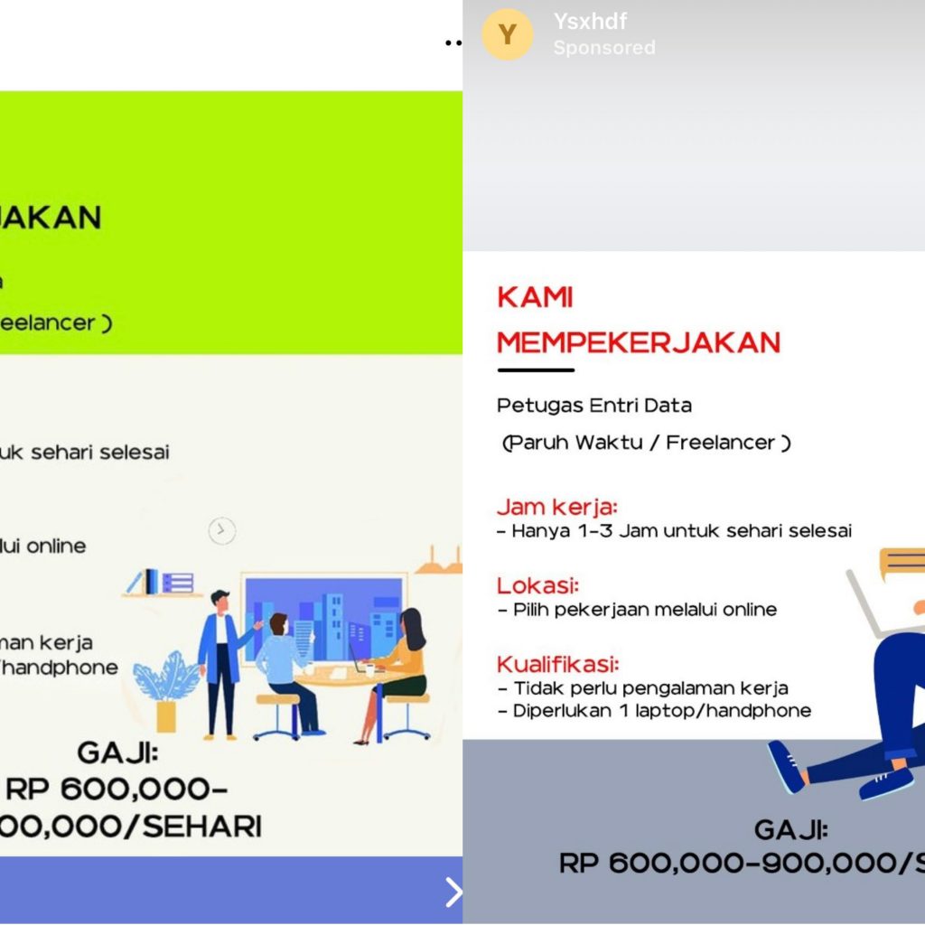 Viral Penipuan Lowongan Kerja Fiktif di Instagram, Kerugian Per Orang Hingga Puluhan Juta!