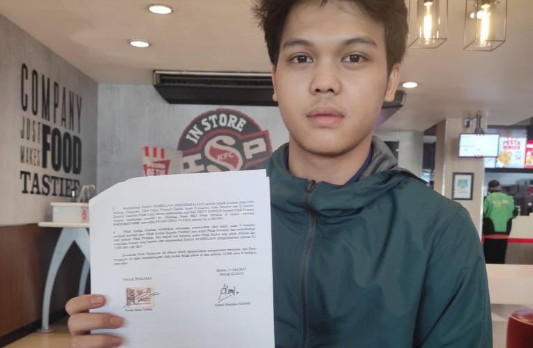 Puluhan orang tertipu pembelian tiket konser Coldplay oleh pemuda Bekasi. (Foto: Akun Twitter @nabilaviraa)