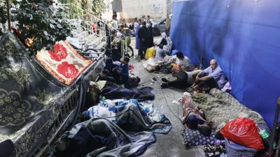 Israel masih bersikeras rumah sakit Al-Shifa dijadikan markas Hamas, meski Hamas telah membantah. Foto: X.com/QudsNen