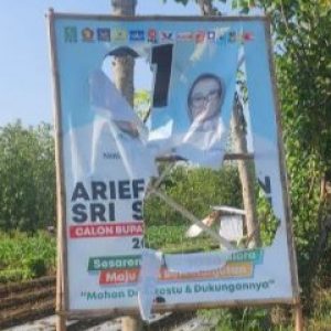 Pilkada Blora 2024 Mulai Memanas, Baliho Paslon ASRI Dirusak