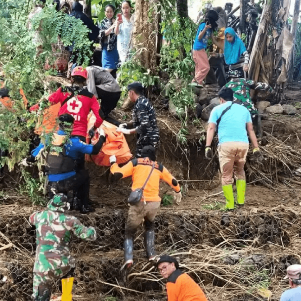Banjir yang terjadi di Sulawesi Selatan. Foto: Laman BNPB