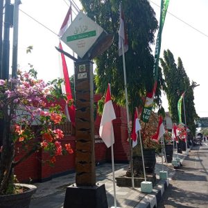 Sambut HUT ke-79 RI, Pemkab Blora Mulai Pasang Bendera Merah Putih 