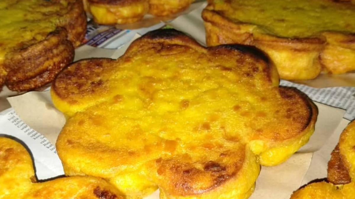 Lima makanan khas Sampit, bingka salah satunya. Foto: instagram.com/bingkasampit